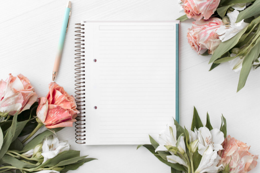 notebook to be used for scripture writing plan