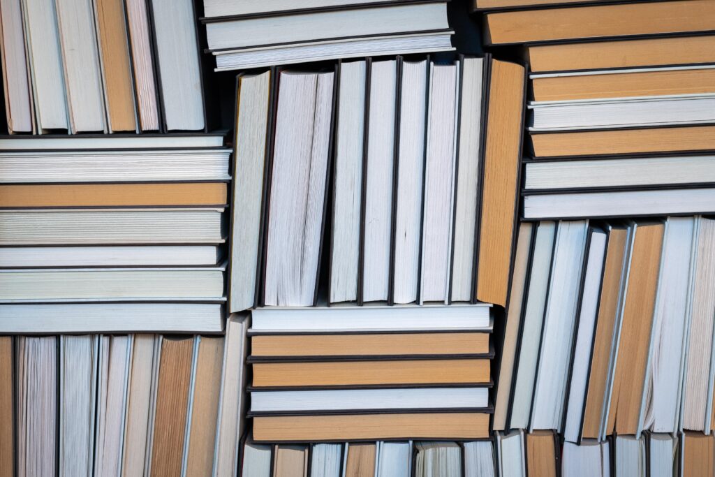 stack of self love books
